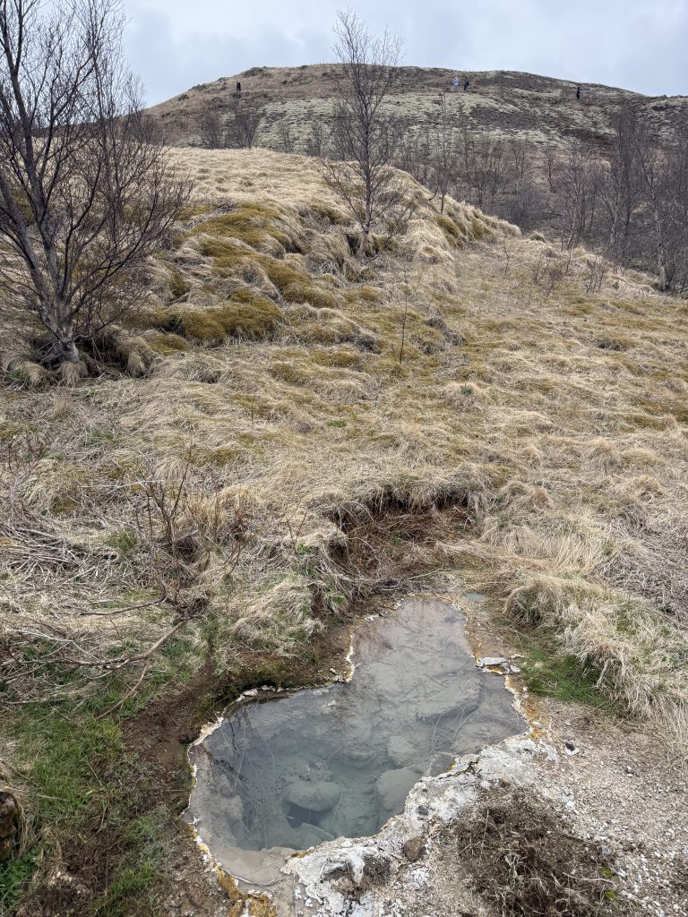 Hier dampfte es nur ein bisschen – aber wie klart das Wasser ist!