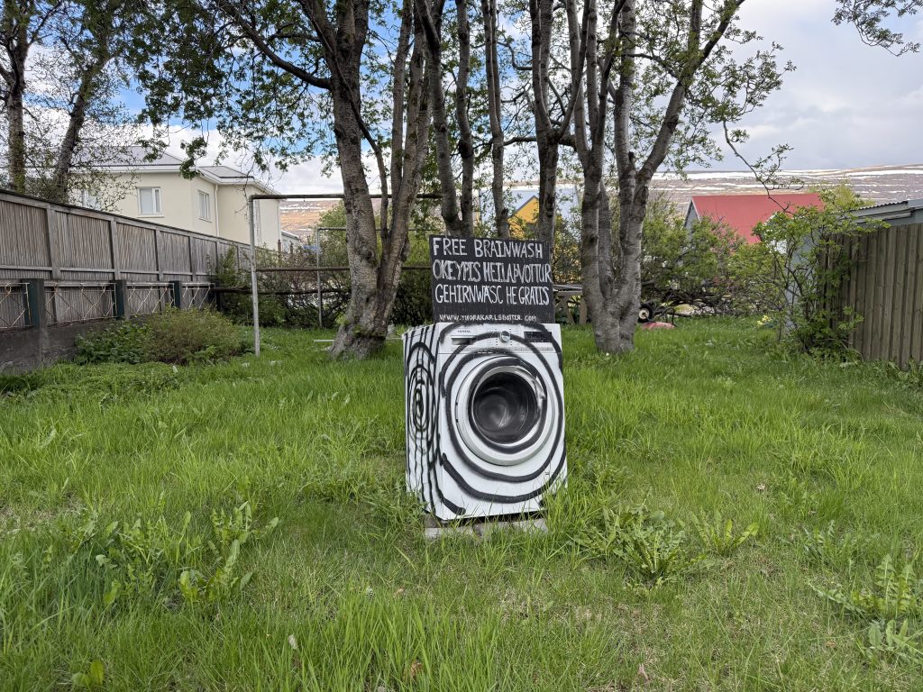 Was sich die Isländer so in den Garten stellen ...