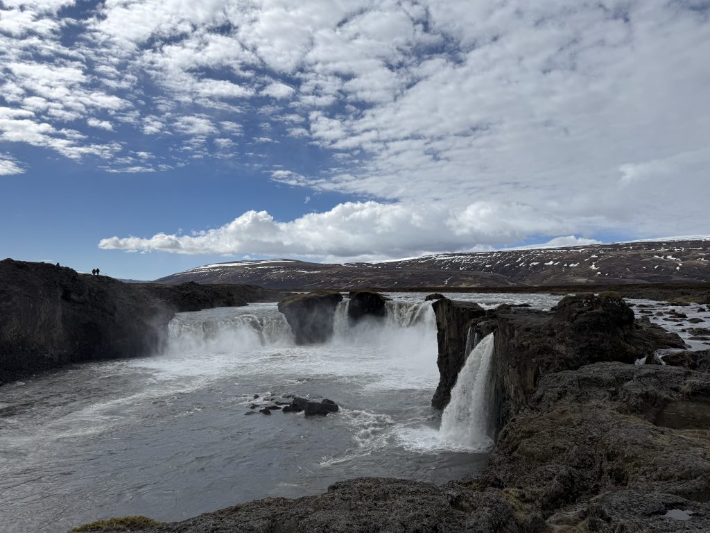 Goðafoss von Westen